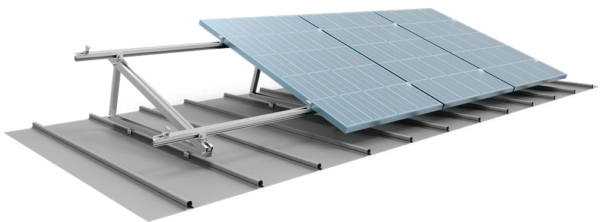 Adjustable Solar Panel Mounting System For Flat Surface